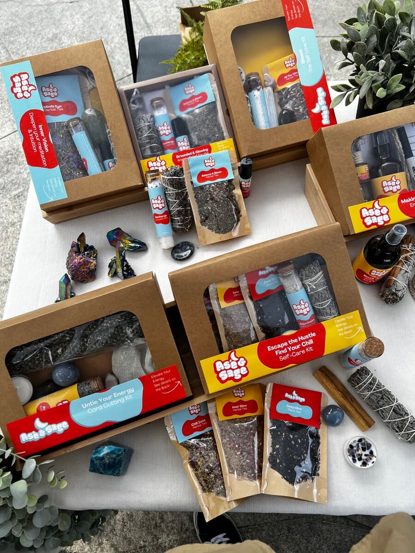 Ritual kits outdoor display